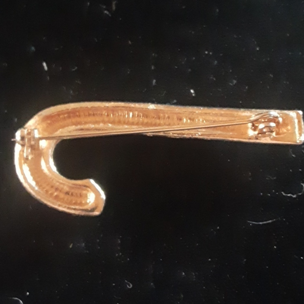 Festive Candy Cane Brooch - Picture 5 of 5